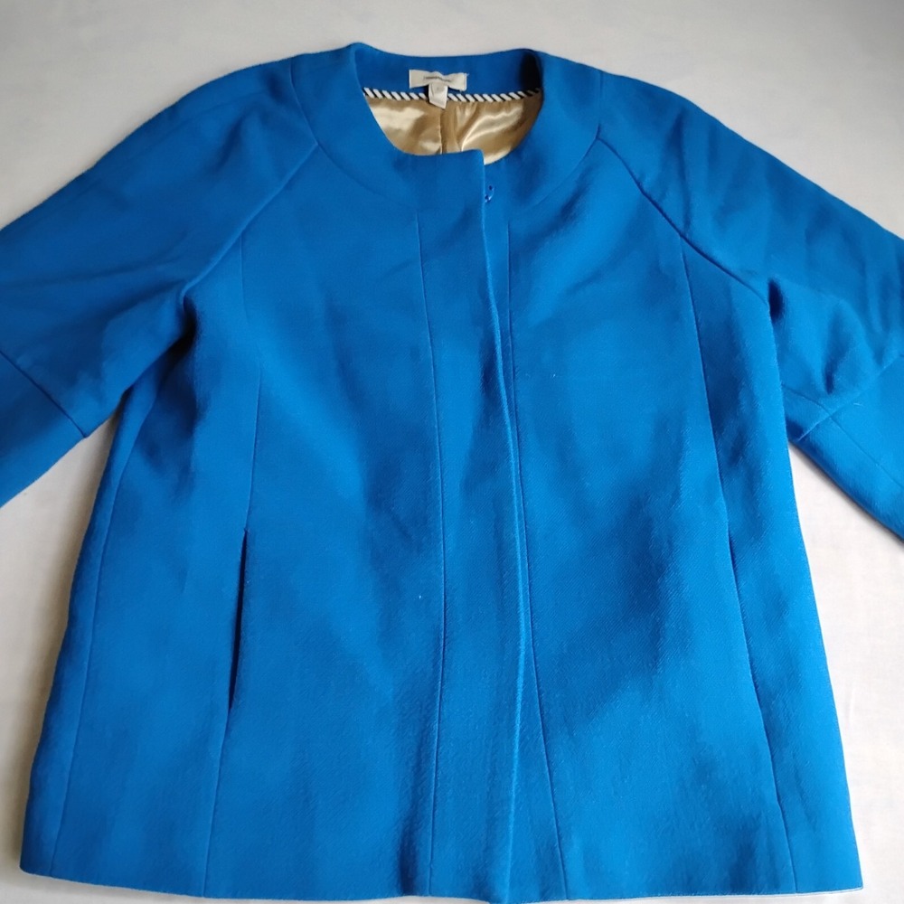 J Crew‎ Coat 6 Womens Double Cloth Half Sleeve Short Spring Capsule Office